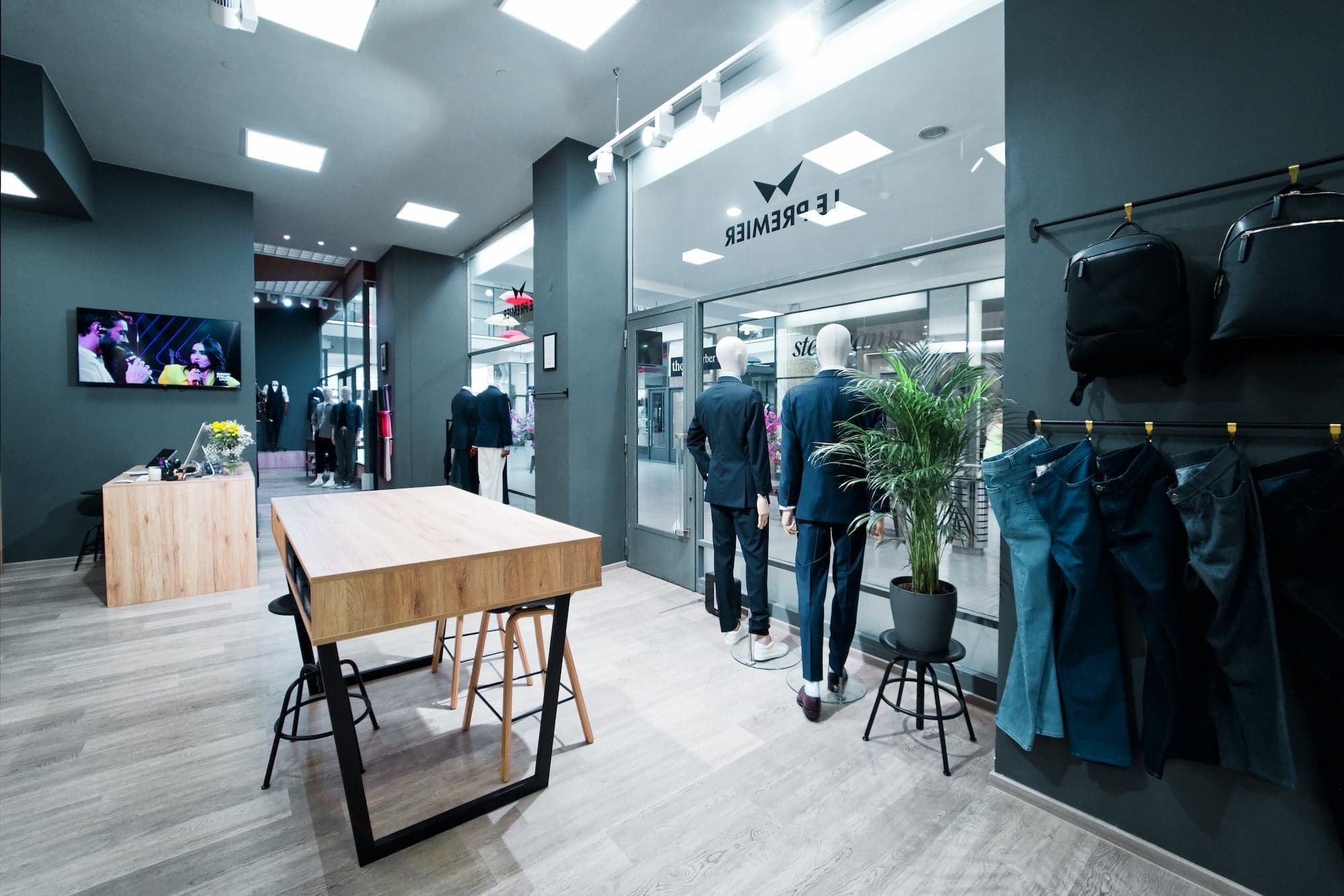 Interior of the Le Premier store
