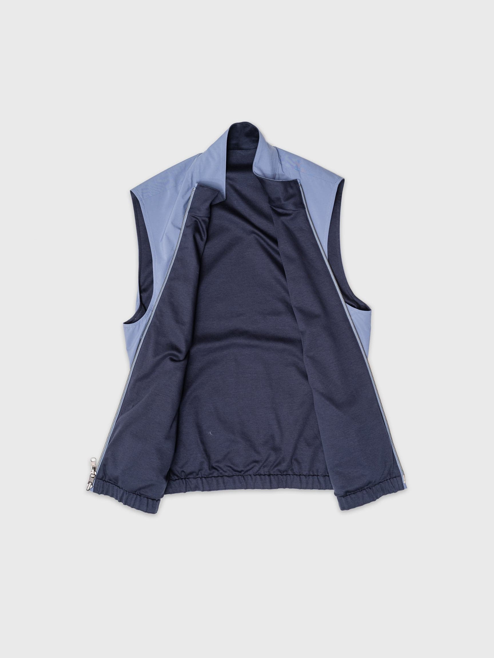 Reversible Gilet — both sides of the vest
