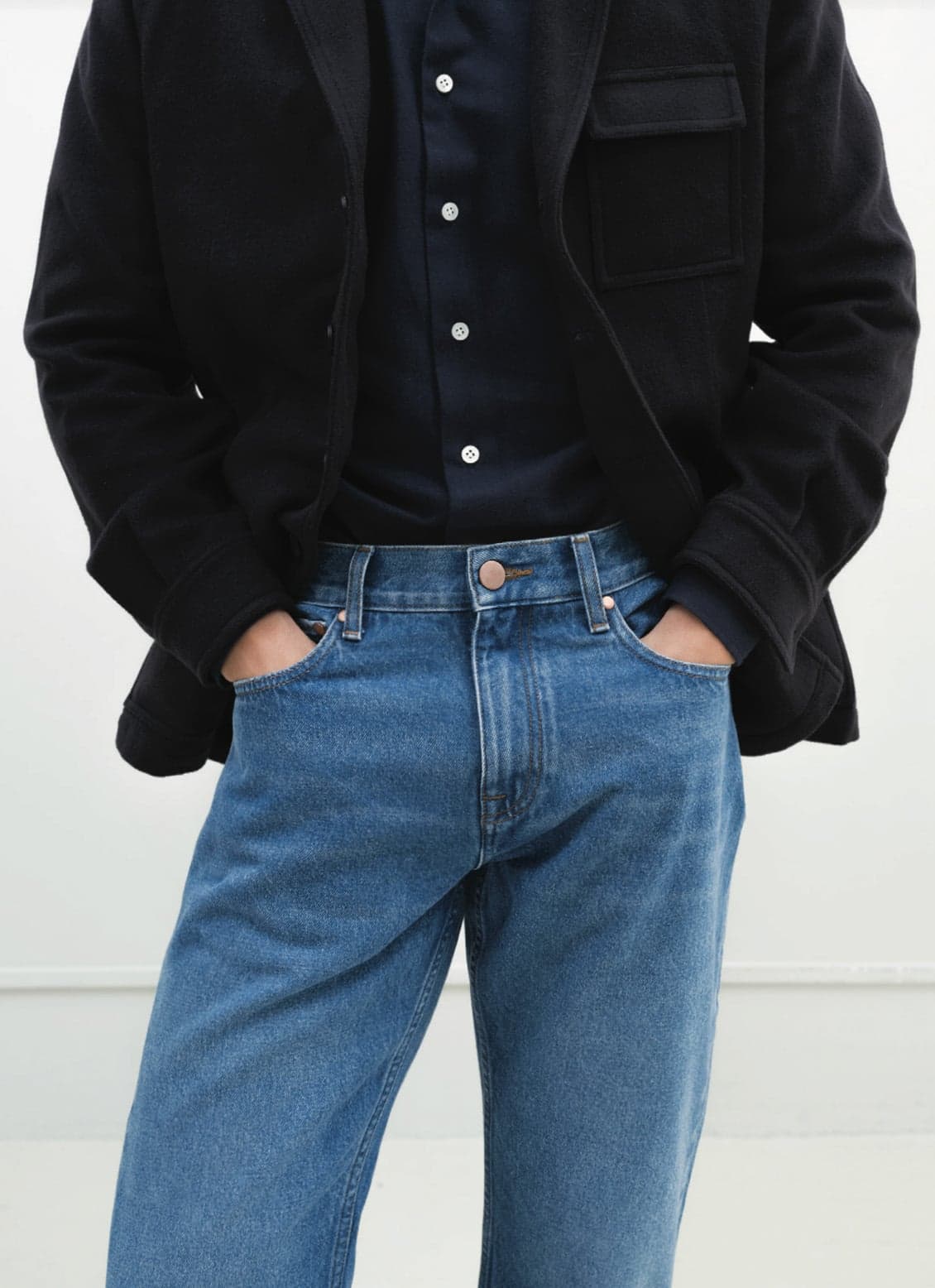 Tapered fit jeans