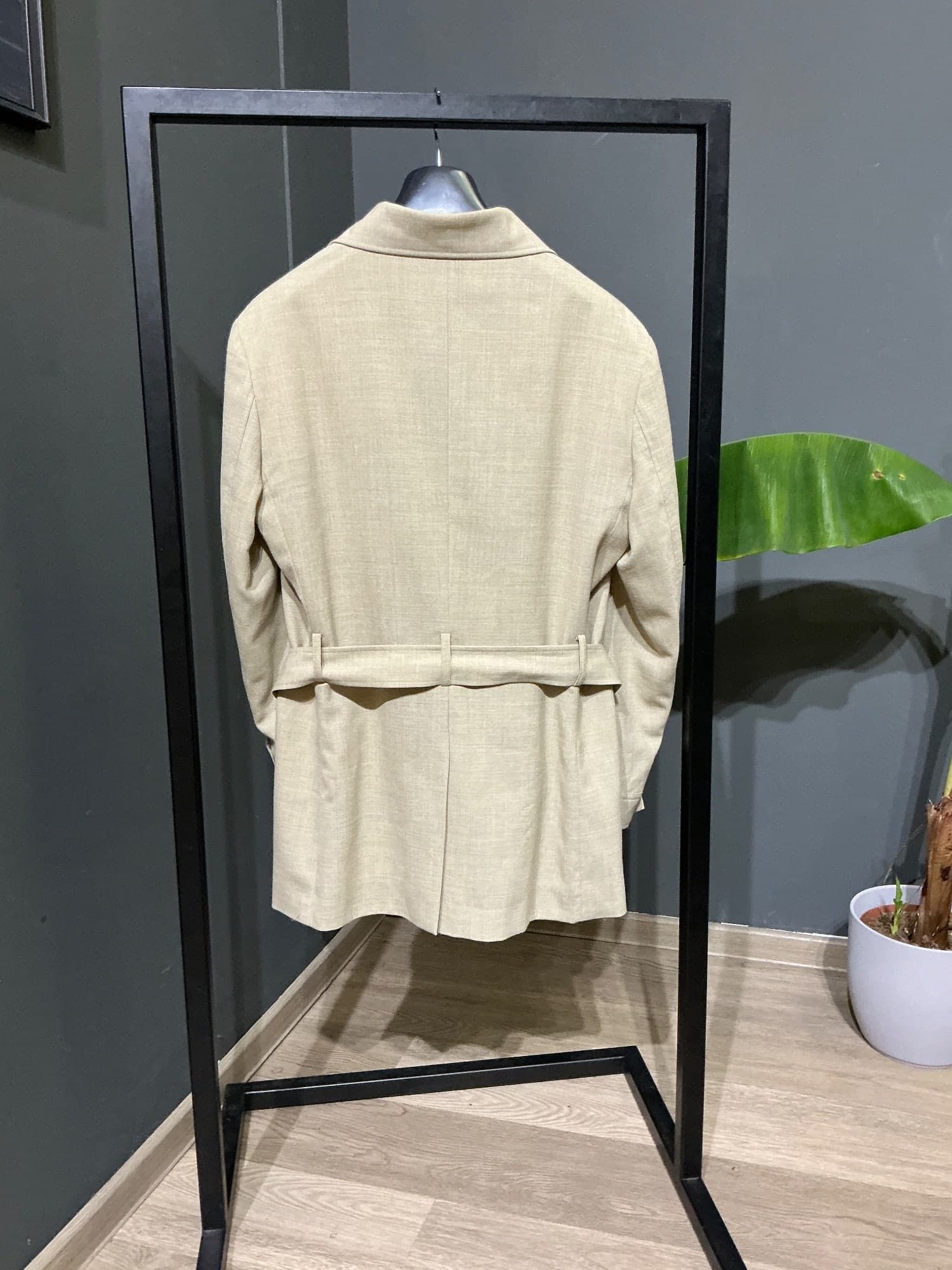 Safari Jacket béžový lněný