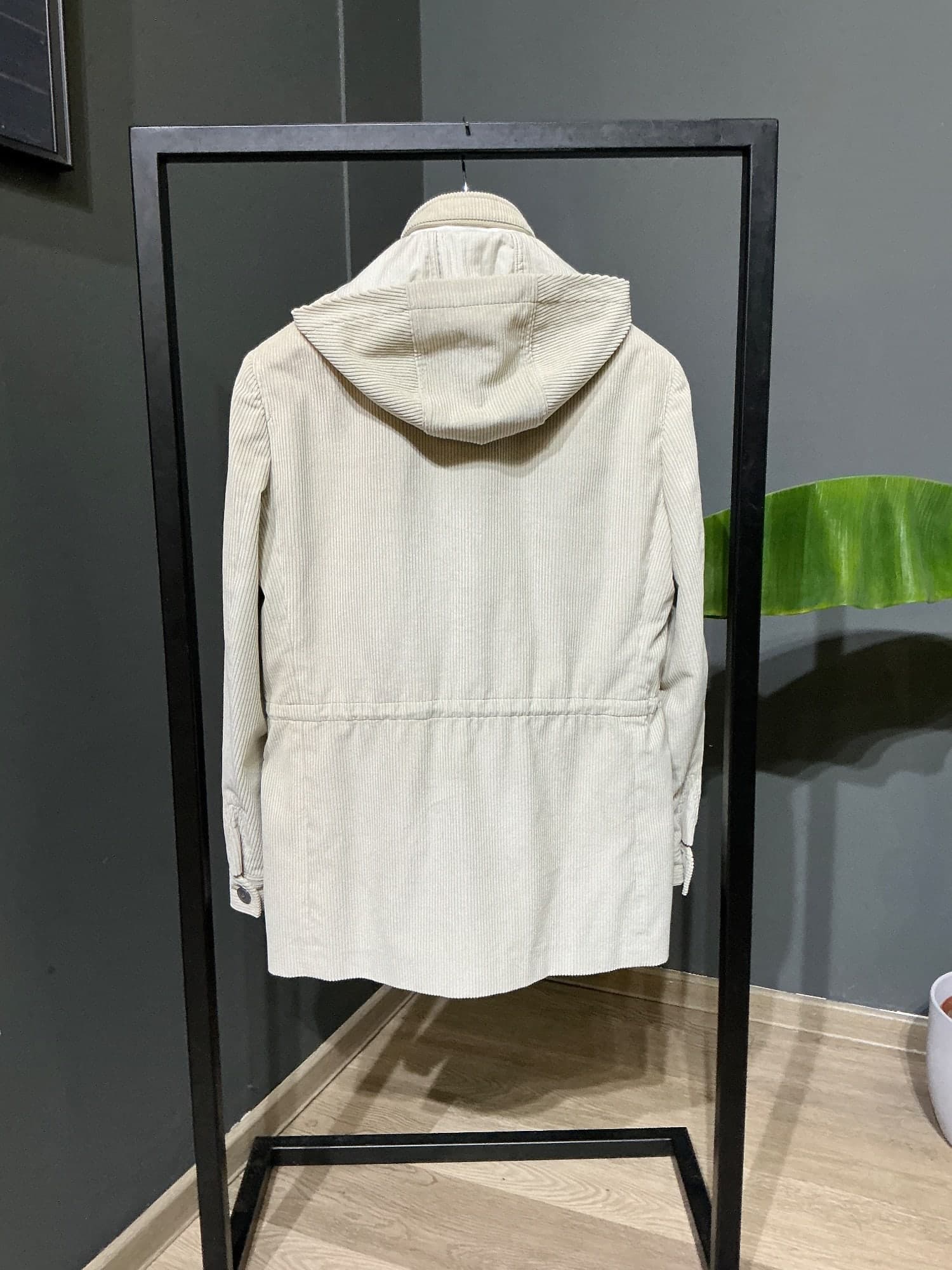 Safari Jacket manžestrový světle béžový