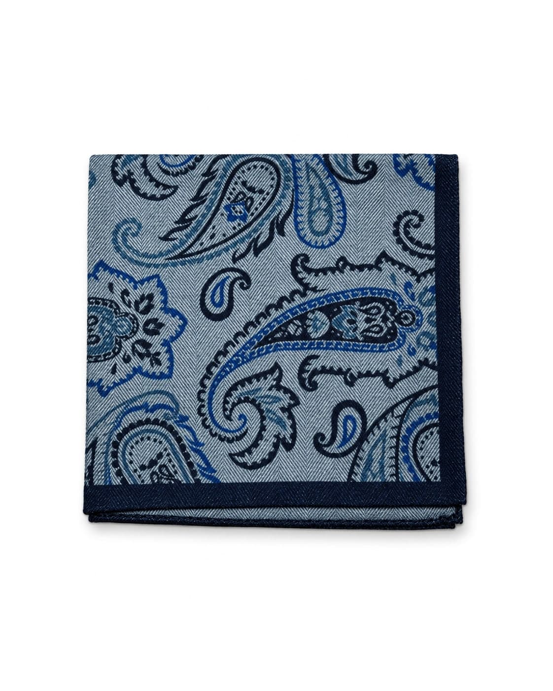 Kapesník navy paisley